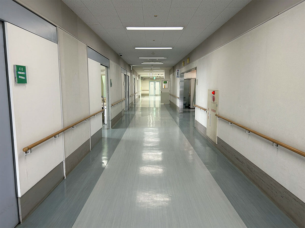 埼玉県 戸田病院 バーチャル院内見学 回廊（廊下）
